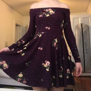 Off the Shoulder Floral Dress